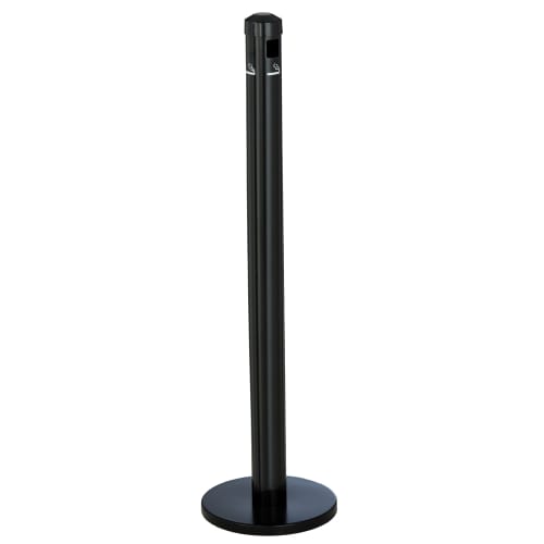 Glaro® Free Standing Smokers Pole 3 in. Diameter x 43.5 in. H, Black